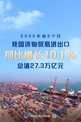 新華全媒+丨我國前8個月外貿(mào)進(jìn)出口同比增長10.1% 新材料技術(shù)研發(fā)
